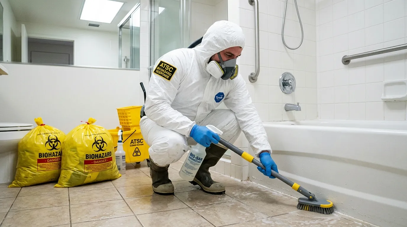 Decontamination equipment deployed for Blood Cleanup in Rogers Park